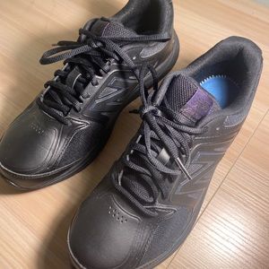 New Balance Womens Black 847V3 WW847BK3 Lace Up Low Top Walking Shoes Size 10 D